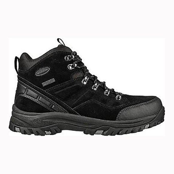 Brand New Skechers Relaxed Fit Relment Pelmo Waterproof Leather Hiking Boots - Picture 2 of 8